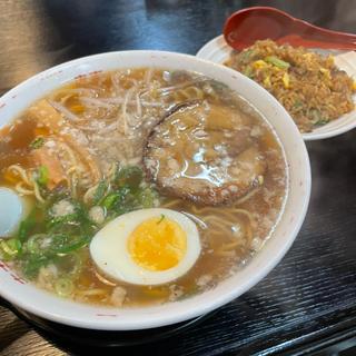 醤油らーめん+チャーハンセット(大文字 )
