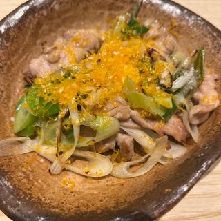 鶏せせり天然塩焼き カラスミがけ(酒場らいと - LIGHT -)