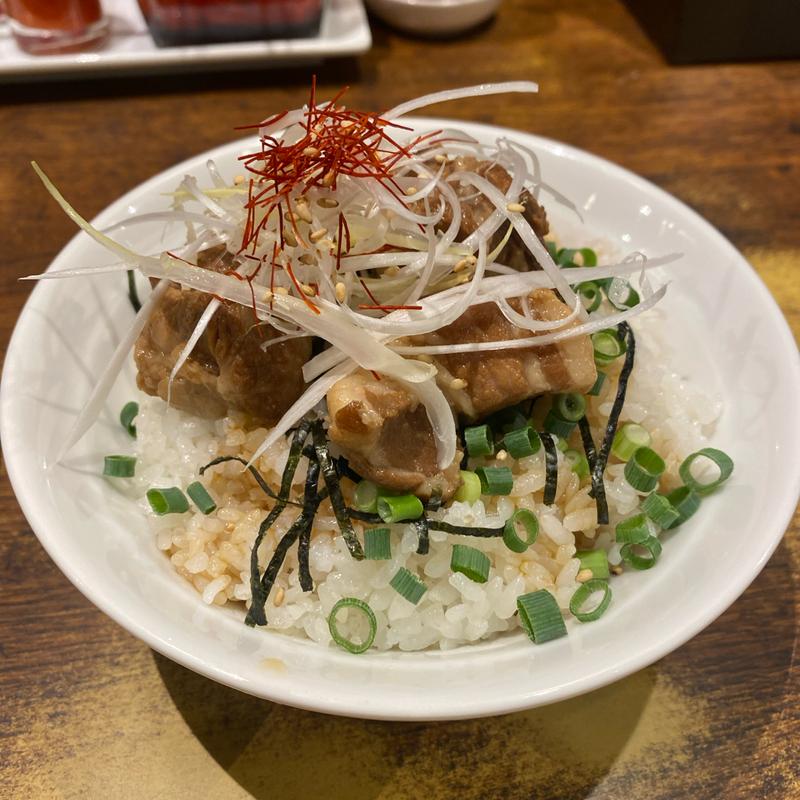 とろ角煮丼(麺屋原宿 金山店)