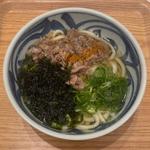 肉海苔うどん(肉うどん・肉どうふ えん ASTY静岡店)