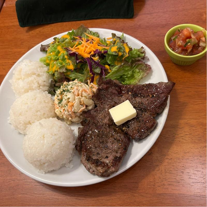 肩ロースステーキプレート(ハワイアンレストラン&バー PAU HANA time)