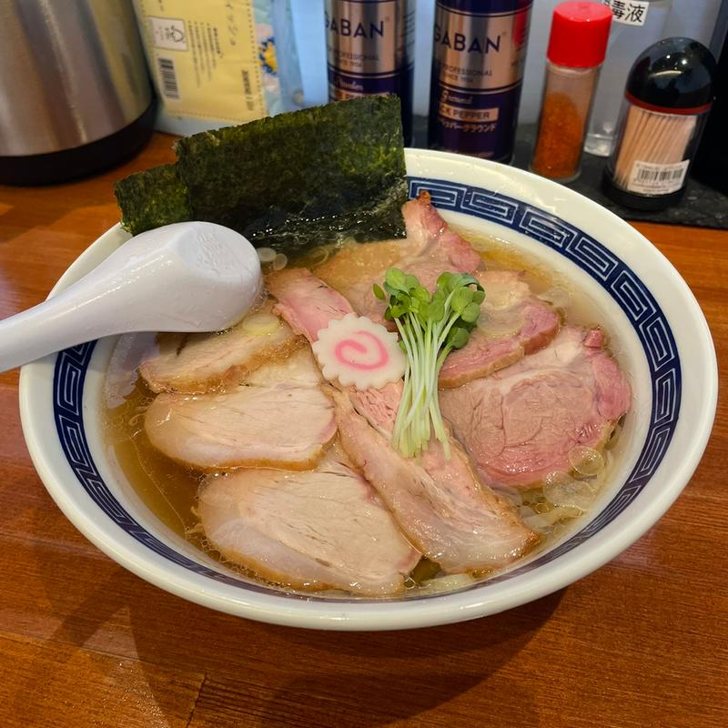 期間限定中華そば(自家製手打ち中華そば もり中)