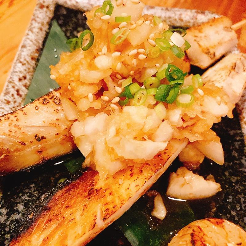 縞ほっけおろしポンズ(元祖北海魚串 がりや)