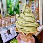 自家製抹茶ソフト コーン