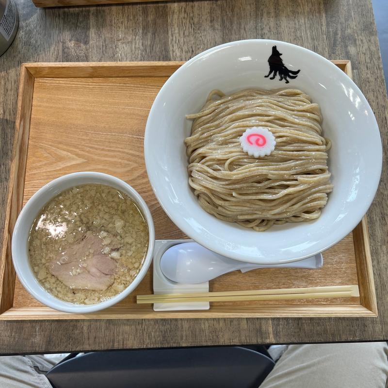 背脂煮干しつけそば(大盛)(麺馳走オオカミ)