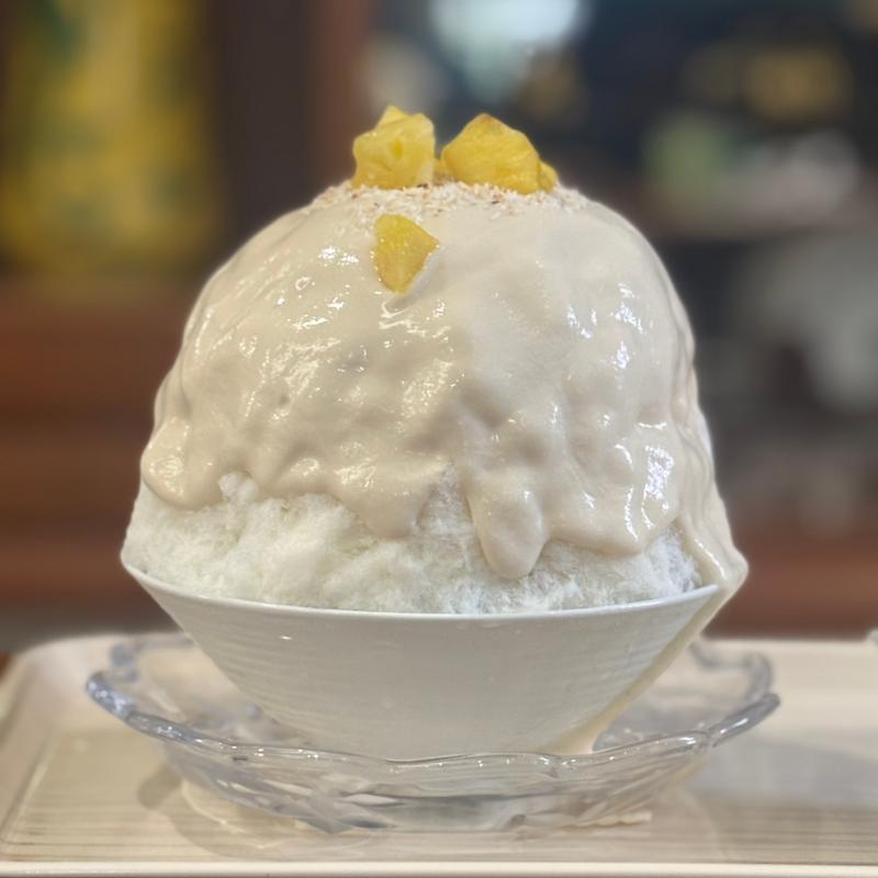 酒粕クリーム 台湾パイン(ギャラリー&カフェ ポエム デ リラ)