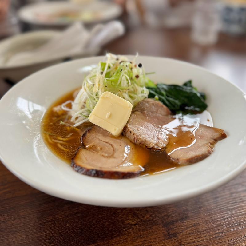 醤油バターネギラーメン(らーめん 紺や （こんや）)