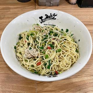 葱まぜそば 〆ごはん付き