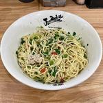 葱まぜそば 〆ごはん付き