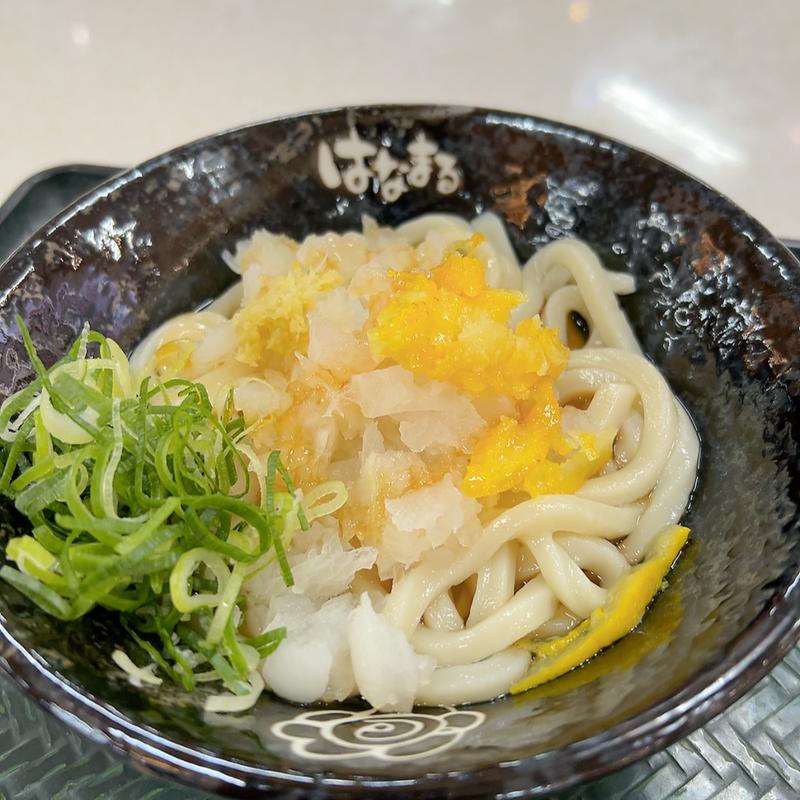 柚子鬼おろしぶっかけ(はなまるうどんビバモール寝屋川店)