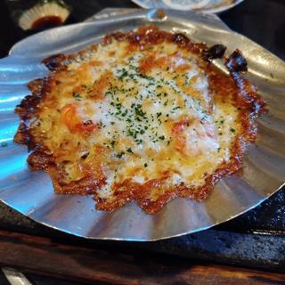 ホタテふわふわチーズ焼(伊達な郷土料理と原始焼 牡鹿半島 仙台駅前店)