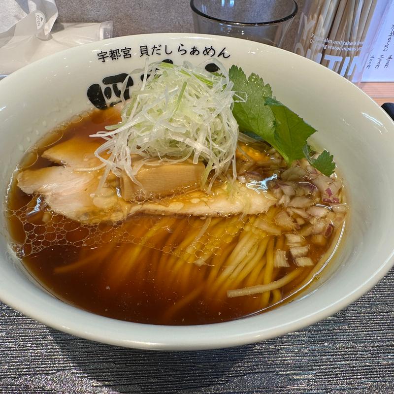 貝だし醤油らぁめん(貝だしらぁめん四季彩)