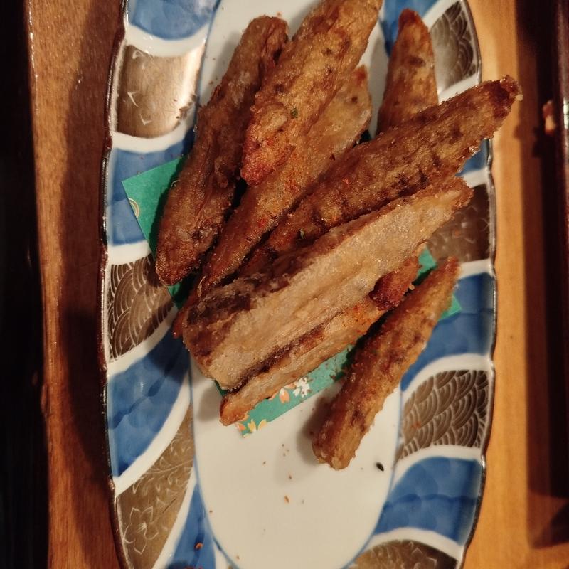 ごぼう揚げ(夜ノ焼魚 ちょーちょむすび)