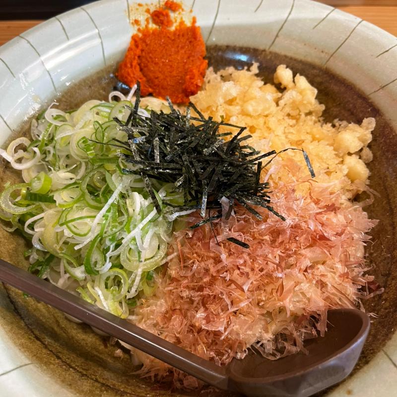 辛味噌まぜうどん(つんつるてん)