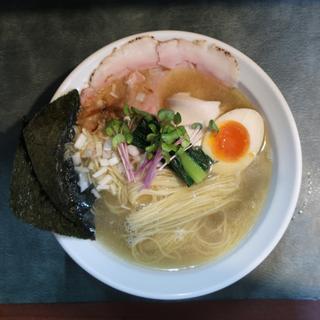 本日の煮干の貝塩