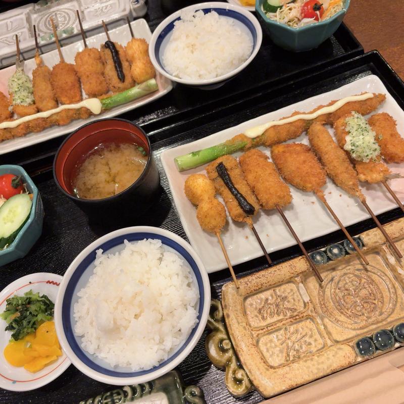 風　御膳　(串の坊 天王寺Mio店)