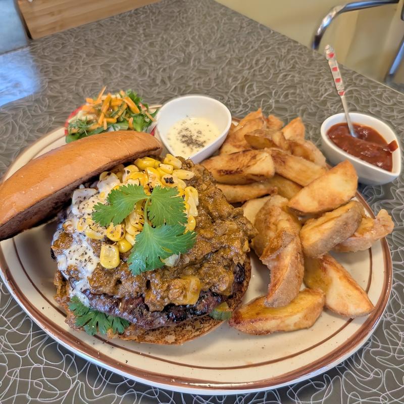 ちりこーーんばーがー(BACK HOME meal & bake （バックホーム）)