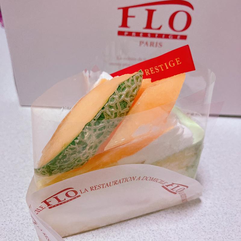 赤肉メロンのスペシャルショートケーキ(フロプレステージュ 所沢グランエミオ店)