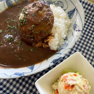 ハンバーグカレー
