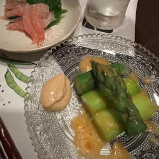 極太アスパラバター(酒肴菜友 じょっぱり)