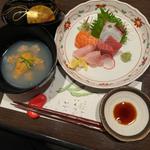 コース刺身盛り合わせ