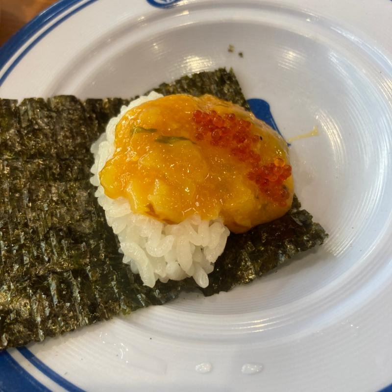 手巻きウニ(くら寿司 幕張店)