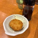 無料ミニメンチカツ(山田うどん食堂 上尾小泉店 )