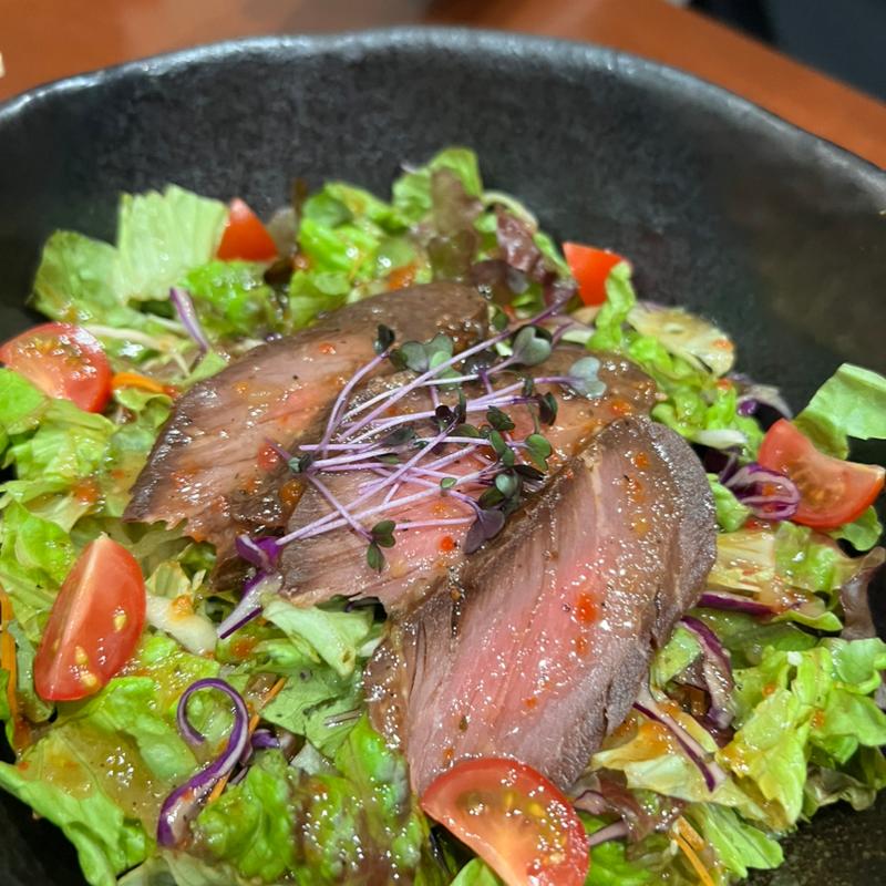 ローストビーフサラダ(てっぱんや あま乃)