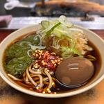 めかぶ 煮卵 かき揚げ(そば千 東神田店 )