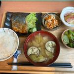 サワラの味噌漬け焼き定食(キッチン ユタカ)