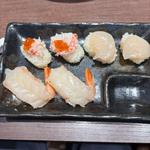 いくら、生海老、生帆立、蟹