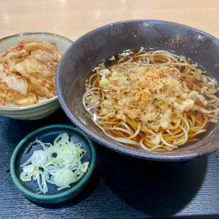 野菜かき揚げ丼セット(ゆで太郎 錦糸公園前店 )