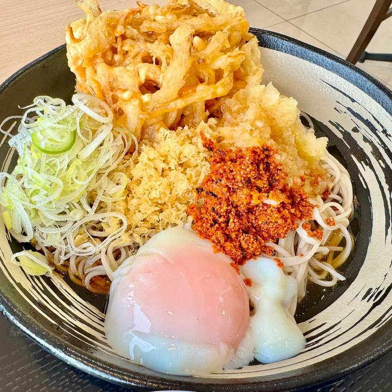 鬼おろしぶっかけ＋温玉(ゆで太郎･もつ次郎 羽生店)