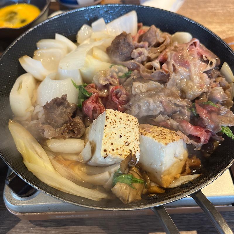 【並】すき焼き定食（大）(大衆すき焼き 北斗 四条烏丸店)