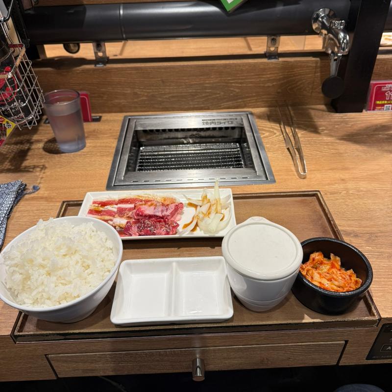 Wカルビセット(焼肉ライク 浅草店)