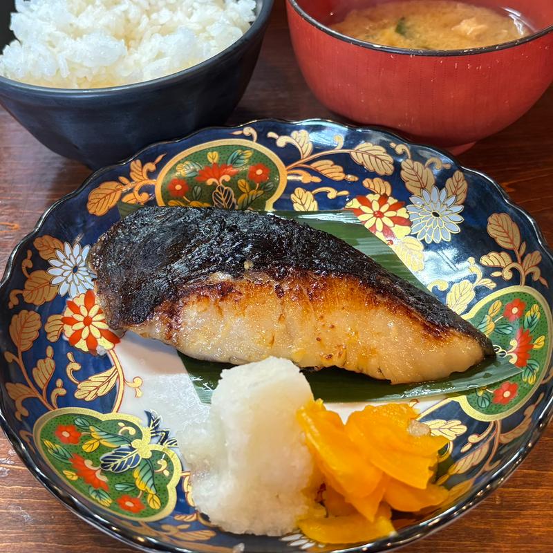 銀ダラ西京味噌焼き定食(魚の旨い店 池袋店)