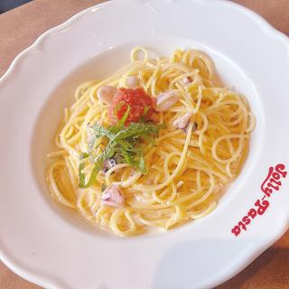 ヤリイカの明太子クリーム