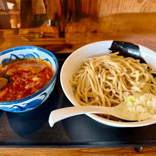 濃厚煮干しつけ麺旨辛大盛(煮干し中華 八 吉田店)
