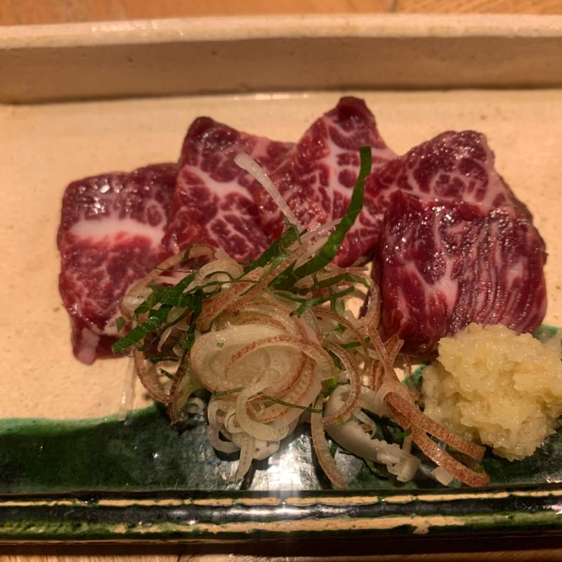 馬肉の刺身(日なた)