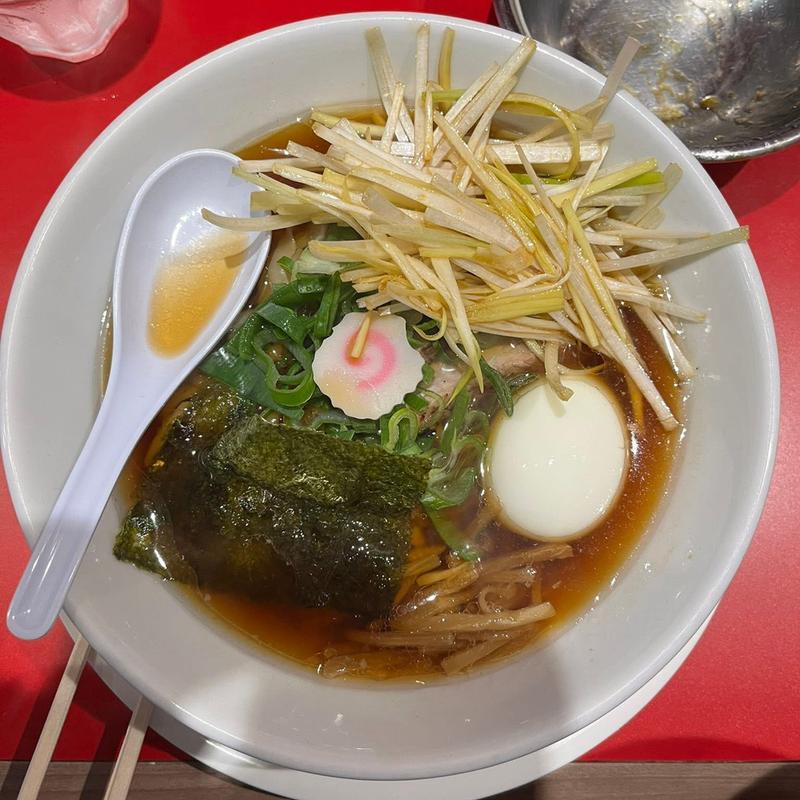 イッチャンラーメン 味ネギ ゆでたまご(noodle shop イッ豚)