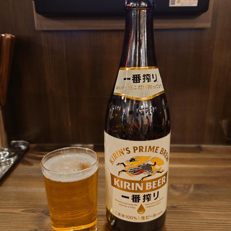 瓶ビール（中）(焼鳥日高 新八柱店)
