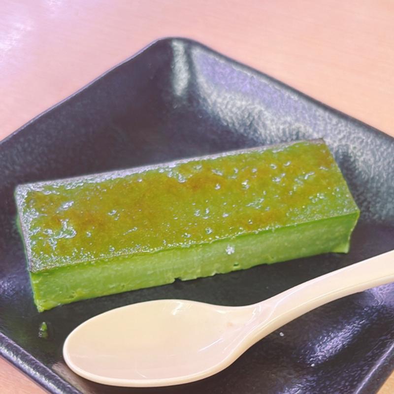 お抹茶カタラーナ(スシロー 亀岡店 （【旧店名】あきんど）)