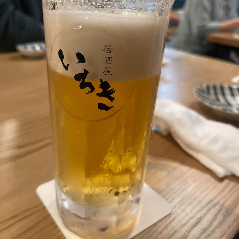 生ビール　サッポロ(居酒屋 いちき 若葉本店)