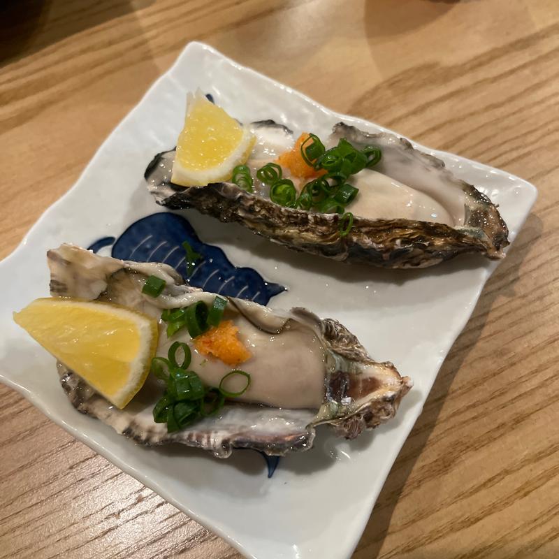 生ガキ(居酒屋 いちき 若葉本店)