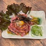 馬刺しユッケ