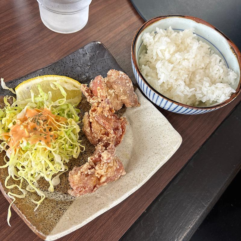 唐揚げセット(麺屋Ｈａｒｕ)