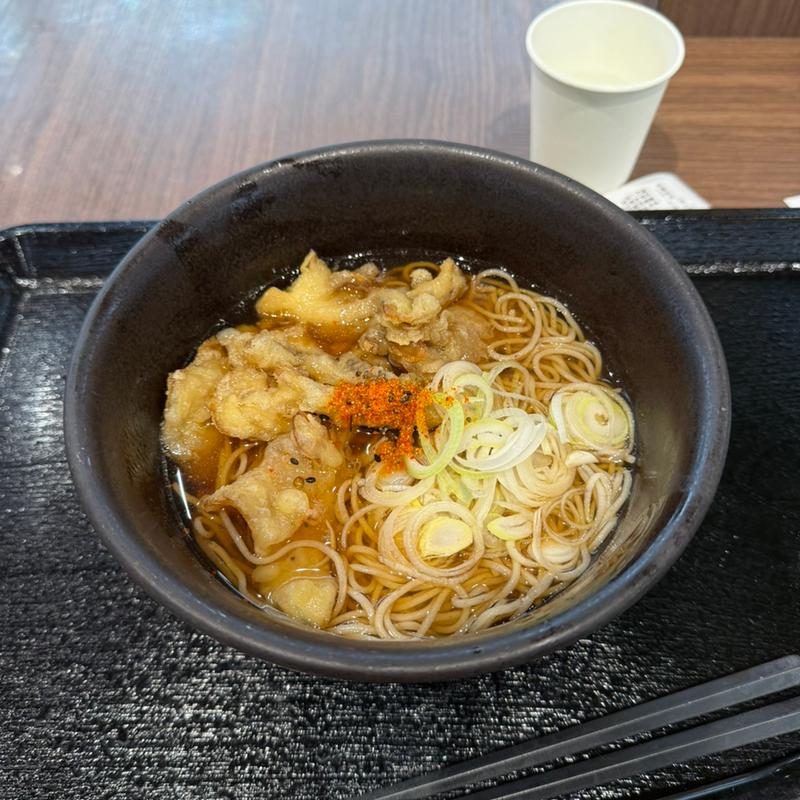 舞茸天そば(鼓 （ツヅミ）)