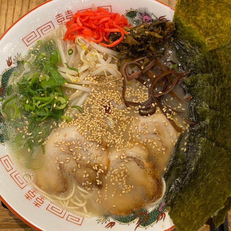 ななほし博多ラーメン（のりもやし）(七星堂 馬車道店)