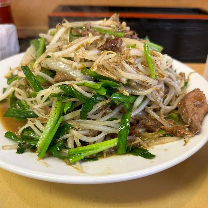 レバニラ炒め定食(大進亭)