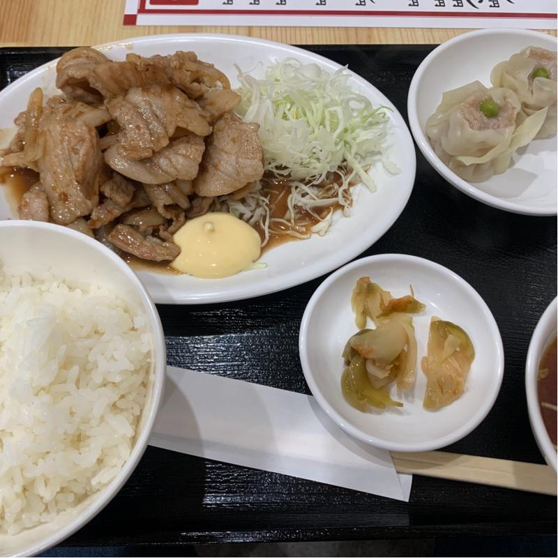 豚肉生姜焼き定食(町中華 赤坂ランラン)